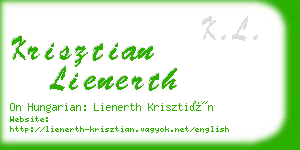 krisztian lienerth business card